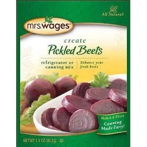 MRS. WAGES(r) Pickled Beets Refrig. or Canning Mix, 1.3 oz 