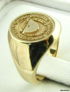 Signet Brigham Young University Class Ring   14k Solid Yellow Gold BYU 