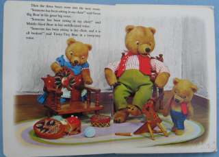   Storybook Board Book Goldilocks and the Three 3 Bears Vintage 1970