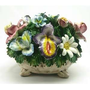  13 Capodimonte Oval Flower Basket