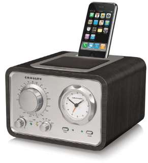 Crosley CR3010A BK iDuet Clock Radio iPod dock NEW  