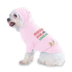   Fan Hooded (Hoody) T Shirt with pocket for your Dog or Cat Medium Lt