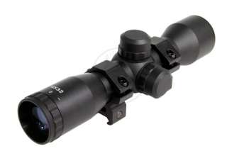 AIM Sports 4x32 Compact Mil Dot Airsoft Tactical Combat Scope 