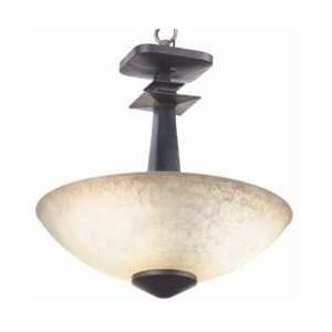   Ceiling Fixture With Smoked Taupe Glass Included Fro