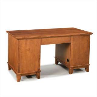   Styles Furniture Arts & Crafts Wood Pedestal Cottage Oak Computer Desk
