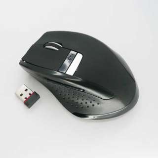 New Optical Wireless Cordless Mouse for PC Laptop black  