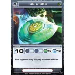  Chaotic Rare ICE DISKS Card w/Unused Code Toys & Games