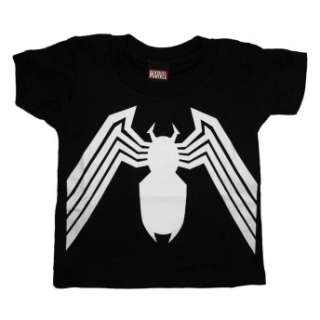 Spider Man Venom Logo Marvel Comics Costume Baby Toddler T Shirt Tee 