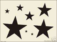 BARN STARS Stencil Primitive texas star patriotic craft  