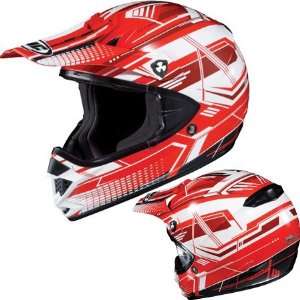  HJC Youth CL X5NY Matrix Full Face Helmet Small  Red Automotive