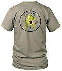 Fly Fishing T Shirts CARP ON THE FLY khaki SIZE S XL y