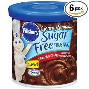Pillsbury Creamy Supreme Sugar Free Chocolate Fudge Flavor Frosting 