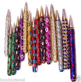 10 Exotic handmade Ball Points Tribal Art India Culture  