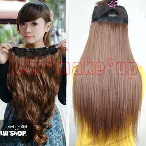   23 ★14 style ★wavy curl straight ★ clip in on hair extension