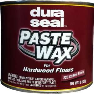  Dura Seal Wood Paste Wax   Coffee Brown   1 Lb Can