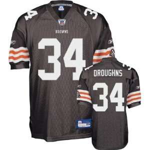   Reebok Authentic Brown Cleveland Browns Jersey