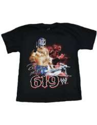 REY MYSTERIO   ALL ABOUT 619 WWE WRESTLING T SHIRT   SIZE KIDS LARGE
