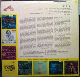 ELVIS PRESLEY 2nd album LP VG+ LPM 1382 Vinyl 1956 1st Press 1s/1s 
