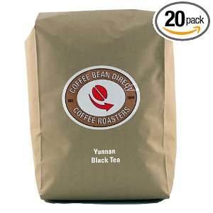 Coffee Bean Direct Yunnan Black Tea, 1 Pound (Pack of 20)  