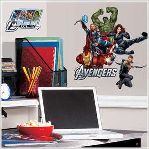   stickers 17 decals room decor MARVEL comic book Hulk Iron Man  
