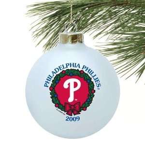   Phillies White 2009 Collectors Series Ornament