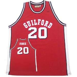   College Quakers #20 World B. Free Red Collegiate Throwback Jersey