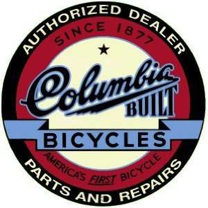 Columbia Bicycles Porcelain Refrigerator Magnet