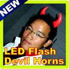 Light Weight Haloween LED Flash Light Devil Horns Red