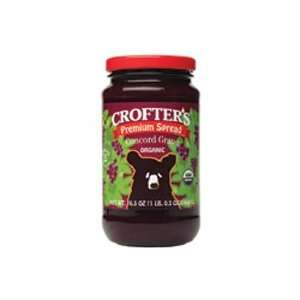 Crofters, Organic Concord Grape Premium Fruit Spread, 6/16.5 Oz 