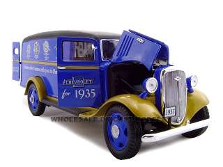   scale diecast model of 1935 Chevrolet Canopy Truck by Unique Replicas