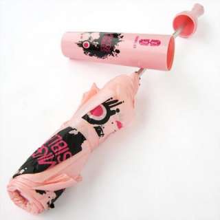   Fashion Vase Umbrella Girls Womens Umbrella Pink + free Plush Gift
