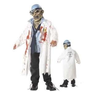  Zombie Lab Tech Child Large Horror Monster Costume Toys & Games