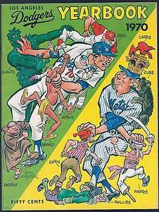 1970 Los Angeles Dodgers Official Yearbook  