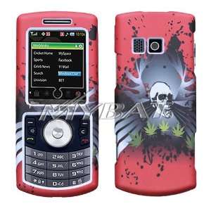   R560 Messager II Lizzo Skull Marijuana Red Phone Protector Cover