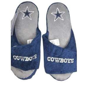  Dallas Cowboys 2011 Open Toe Hard Sole Slippers   Small 