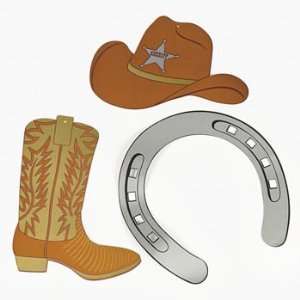  Western Cutout Assortment   Party Decorations & Wall 