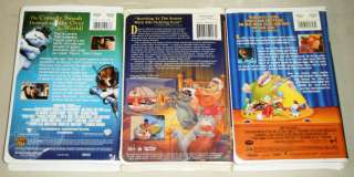 CATS & DOGS VHS MOVIE SET Cats & Dogs, The Aristocats, & Cats Dont 