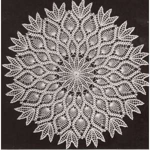Vintage Crochet PATTERN to make   Pineapple Doily Centerpiece. NOT a 