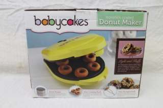    95LZ donut Maker yellow Makes 6 doughnuts BABY CAKES DOUGHNUT  
