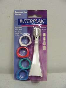 INTERPLAK REPLACEMENT BRUSH HEAD COMPACT TWIST ON 2 PACKS (MODEL BH 6 