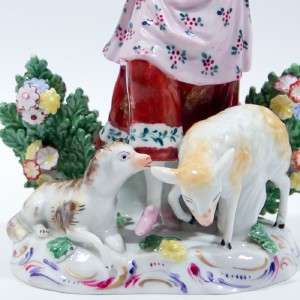   of Fine Antique Dresden German Porcelain Figurines Peasant & Musician