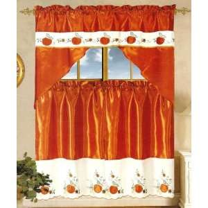   CURTAIN AND SWAG SET, 36 Long Curtains & Swag Top