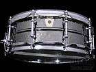 Ludwig 14 x 5 Hammered Black Beauty Tube Lug Snare Drum