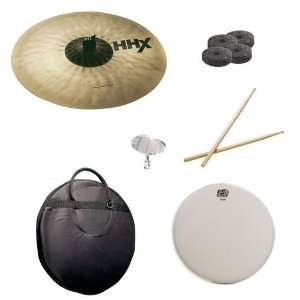   Cymbal Bag, Snare Head, Drumsticks, Drum Key, and Cymbal Felts