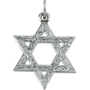   Sterling Silver Star Of David Pendant  Size/Info 20.0X18.0 Jewelry