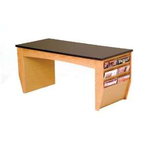   Coffee Table with Magazine Pockets by Wooden Mallet Furniture & Decor