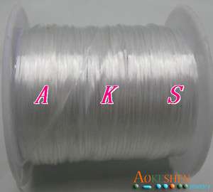 13M White Crystal Elastic Stretch Thread Cord ND  
