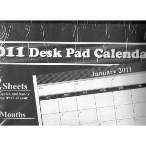 2011 DESK PAD CALENDAR 12 Sheets (A simple, quick and handy way to 
