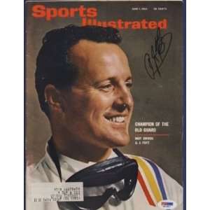  A.J. FOYT 1964 Signed Sports Illustrated PSA/DNA   Sports 