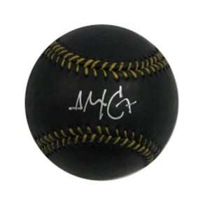  Alex Cora Autographed Black Leather Baseball Sports 